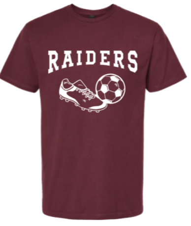 RAIDERS SOCCER SHOE AND BALL