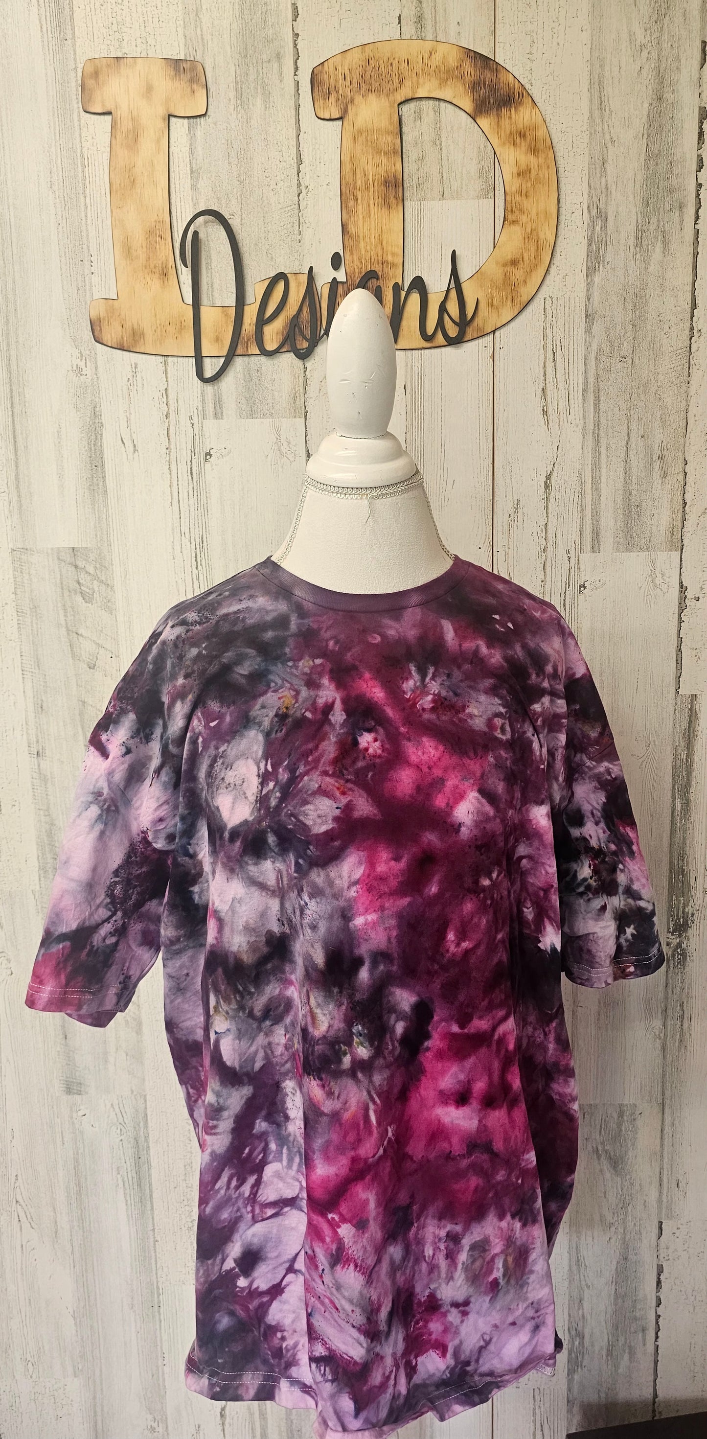 Raspberry and new black ice dyed