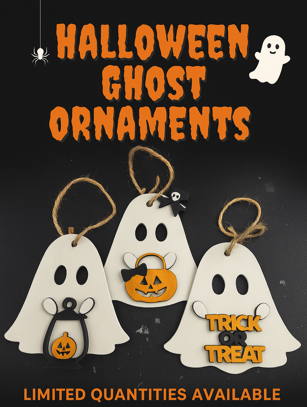 Ghost ornaments