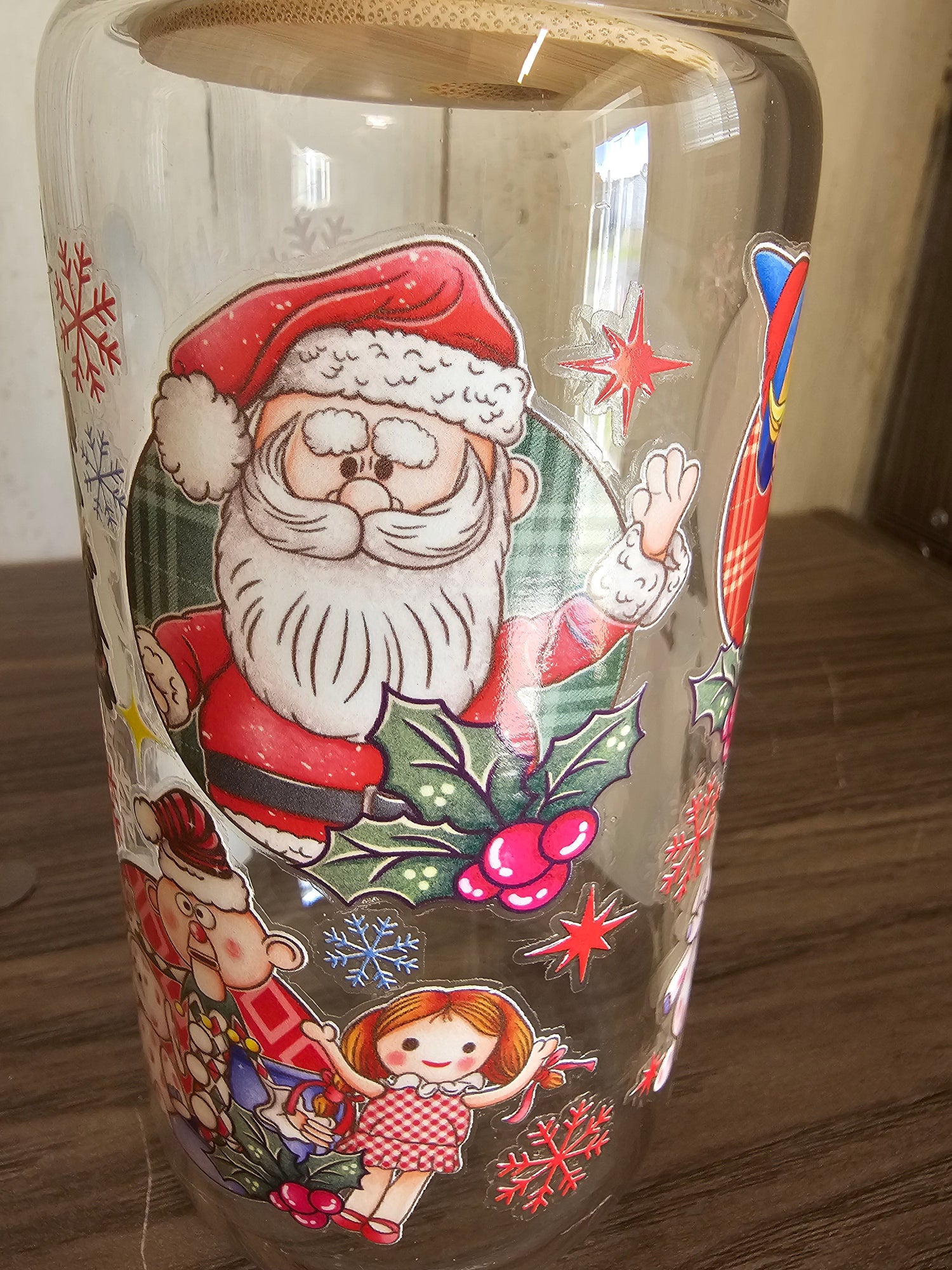 Glass Snow Globe Cups