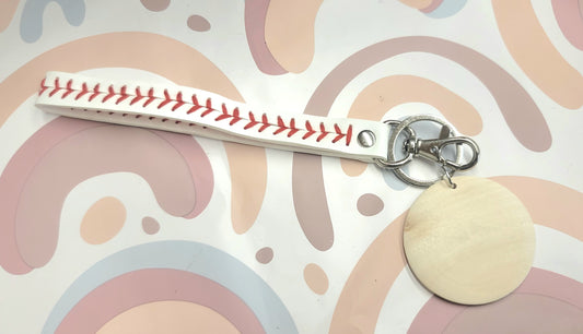 Baseball wristlet