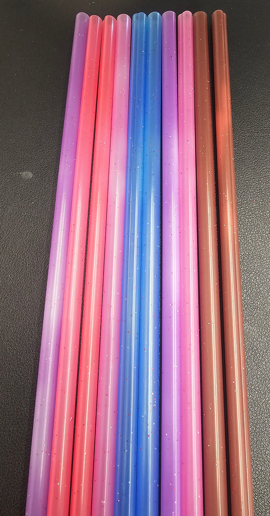 Heart straws/color change