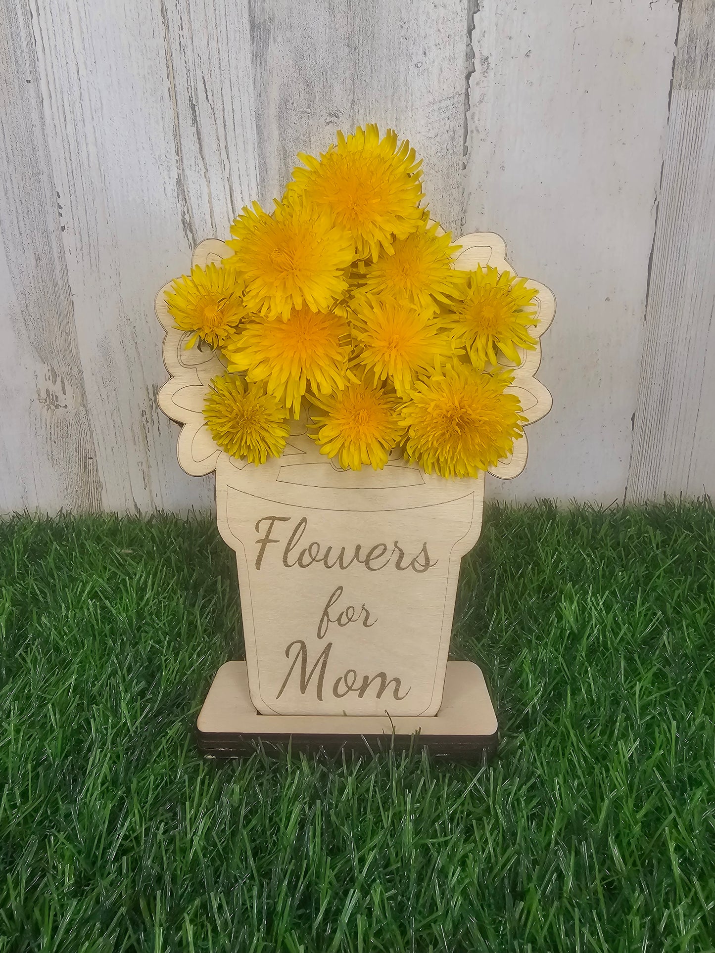 Flowers for mom flower holder