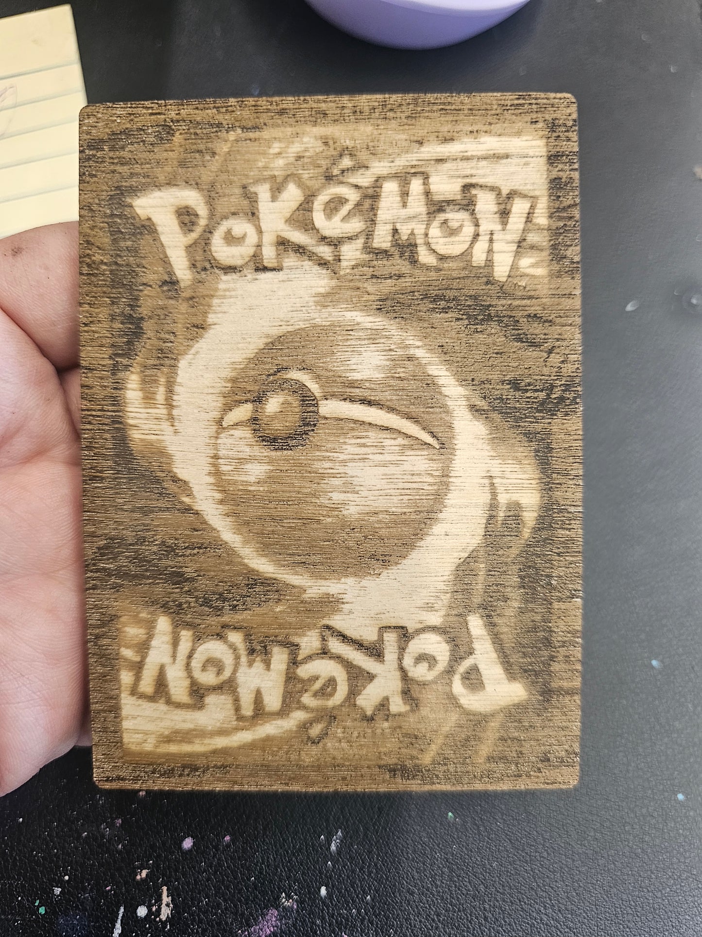 Charizard wooden card