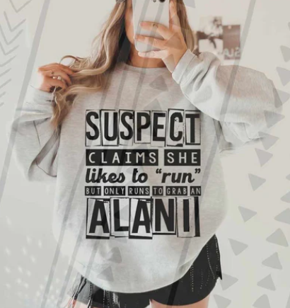 Suspect claims she like to “run” but only runs to grab an alani