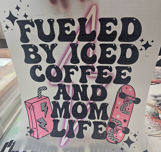 Fueled by iced coffee and mom life