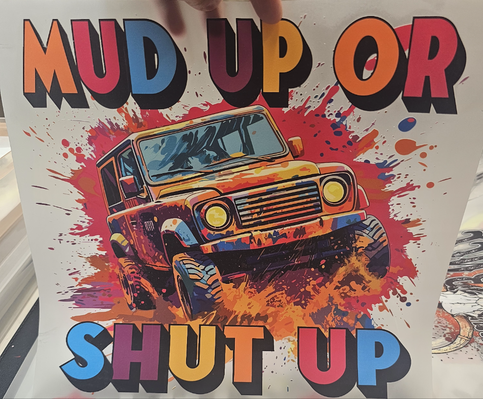 Mud up or shut up