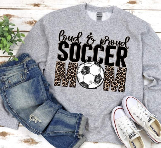 Loud and proud soccer mom