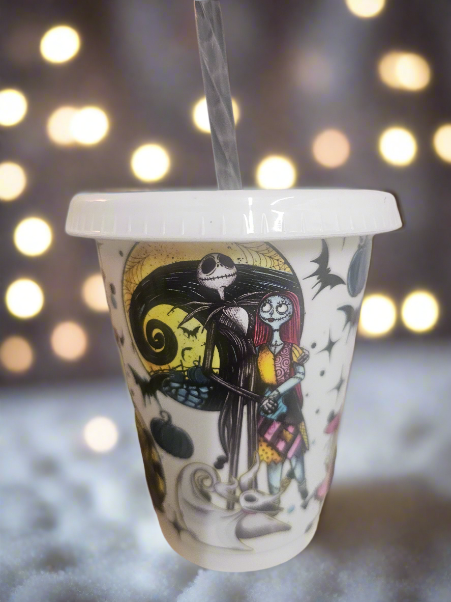 Nightmare before Christmas plastic cup