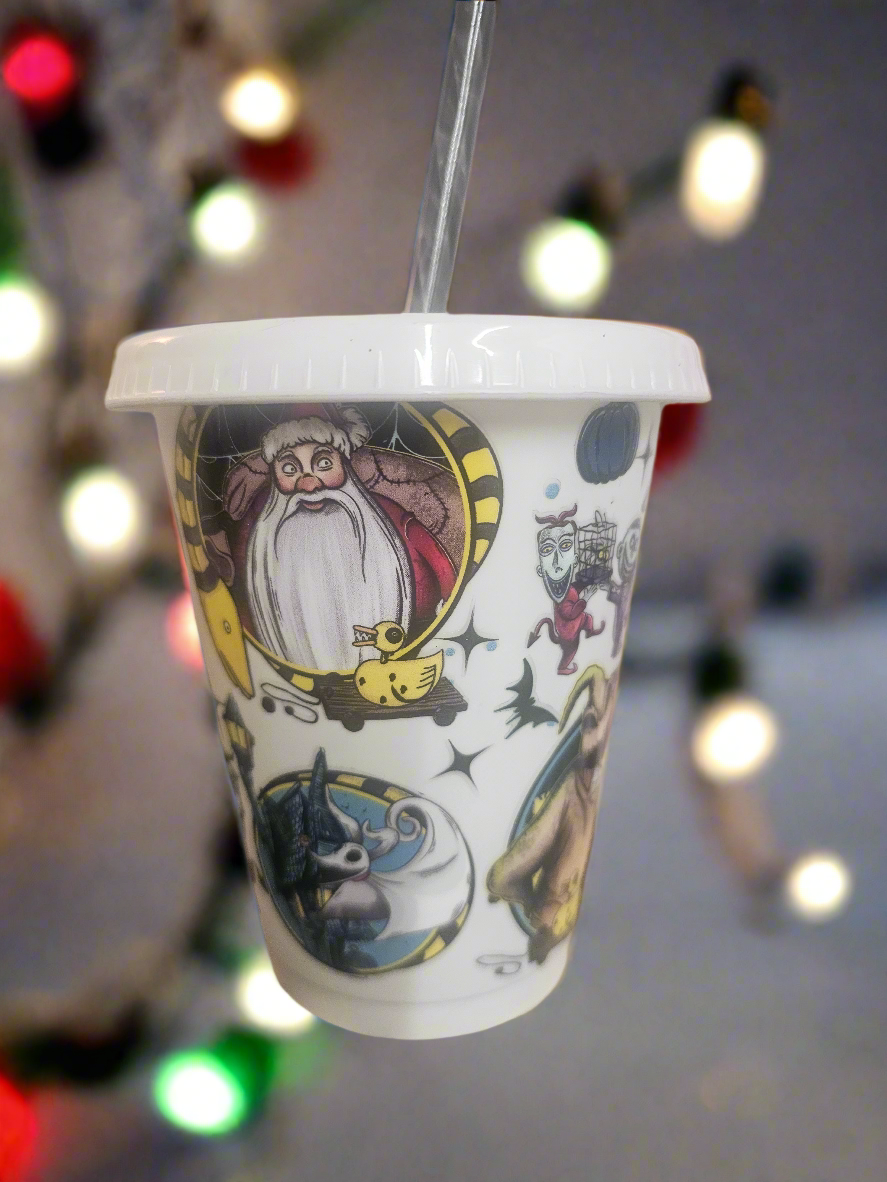 Nightmare before Christmas plastic cup