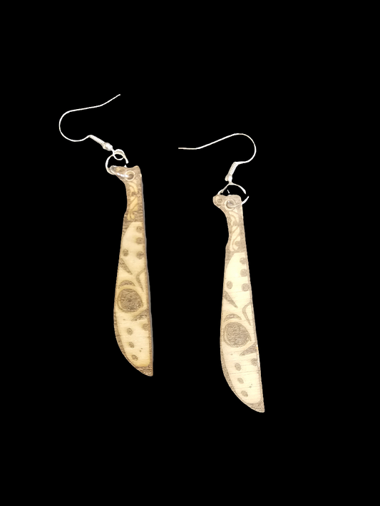 Jason wooden earrings