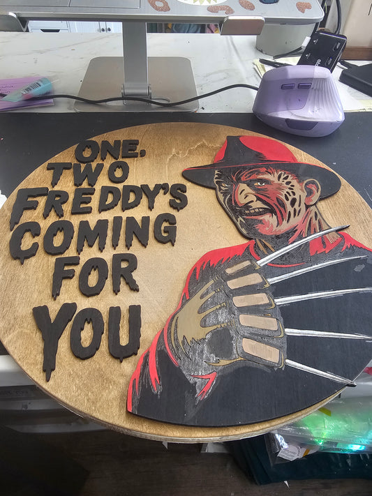 ONE, TWO FREDDY'S COMING FOR YOU