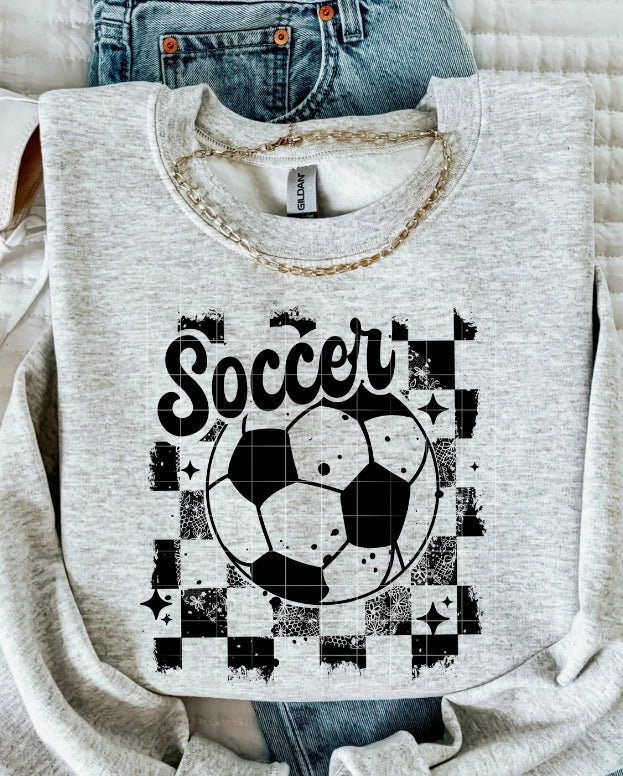 Soccer/checkered