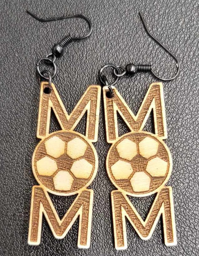 Soccer MOM earrings