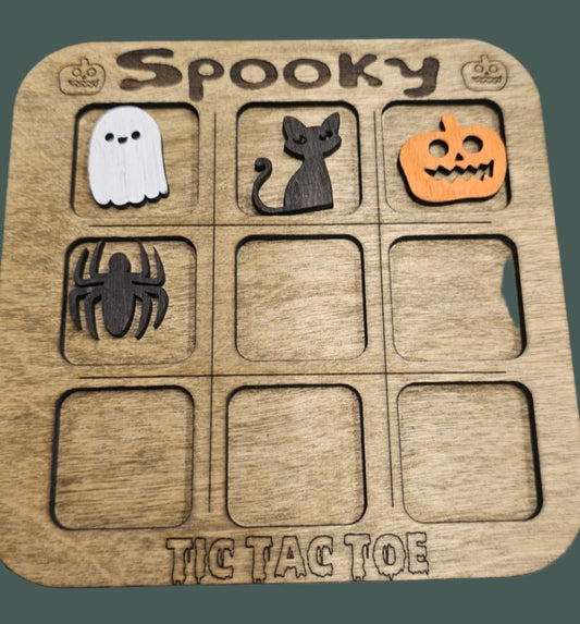 SPOOKY TIC TAC TOE