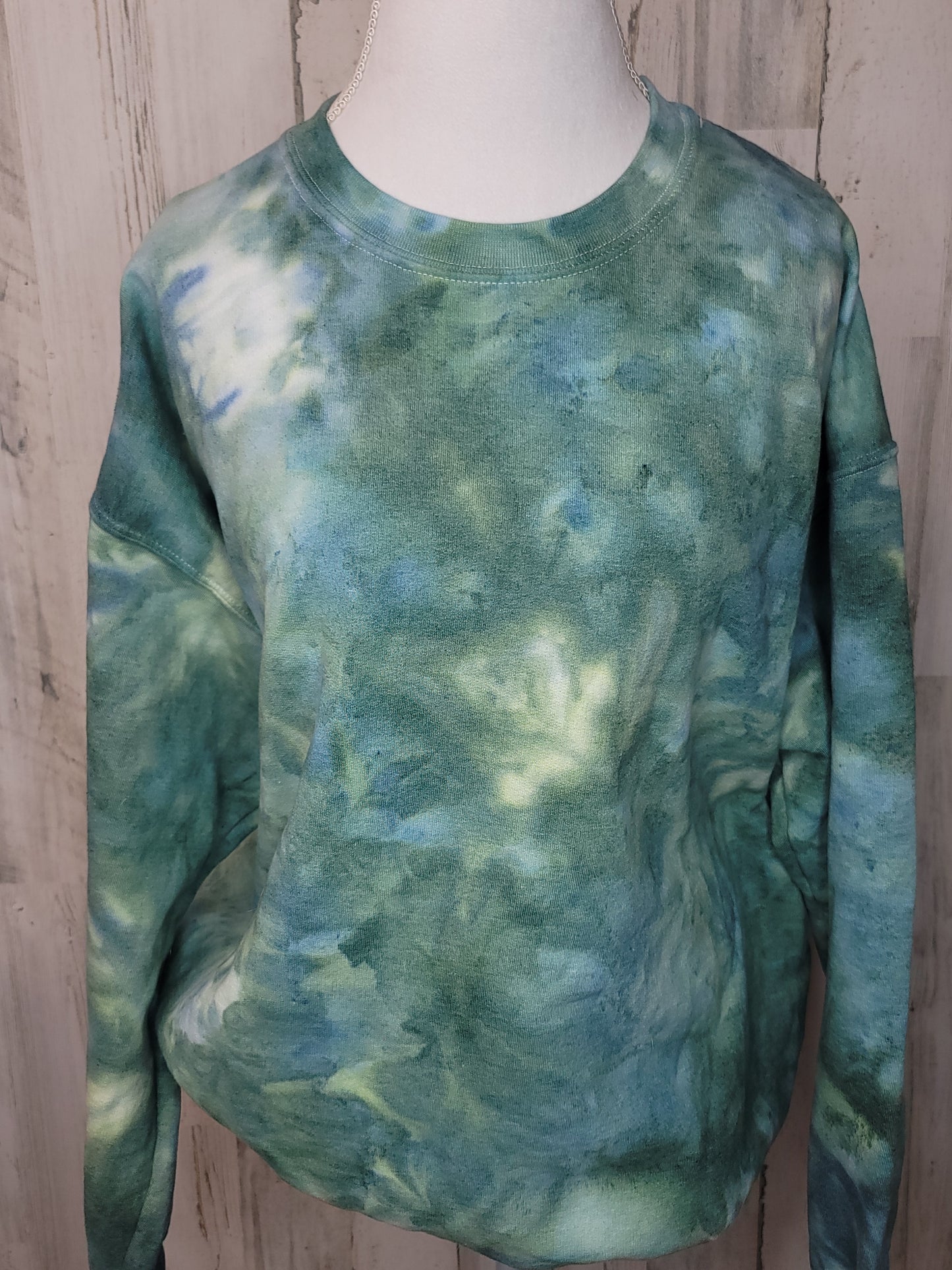 Forest green ice dye