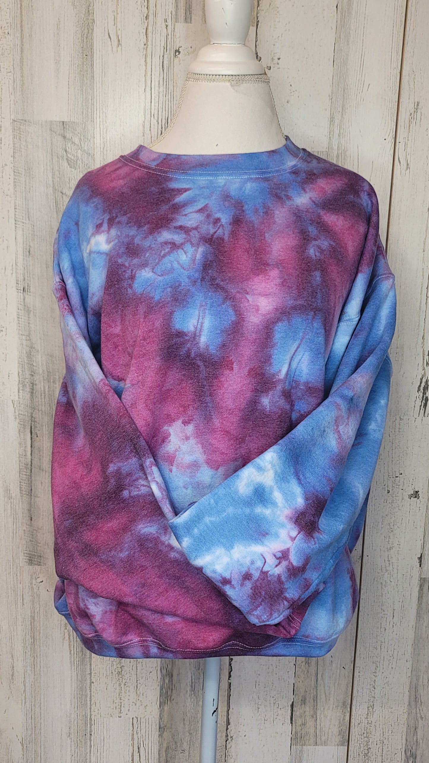 deep purple/blue ice dye